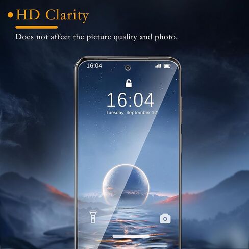 3 Pack Tempered Glass Screen Protector for Motorola Moto g stylus 5g 2024 + 3 Pack Camera Lens Protecto, Anti-Fingerprint, 9H Hardness, ScratchResistant, Easy to install, Case Friendly in Saudi Arabia
