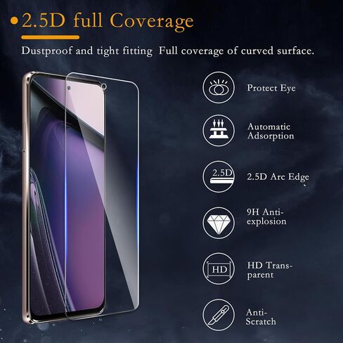 3 Pack Tempered Glass Screen Protector for Motorola Moto g stylus 5g 2024 + 3 Pack Camera Lens Protecto, Anti-Fingerprint, 9H Hardness, ScratchResistant, Easy to install, Case Friendly in Saudi Arabia