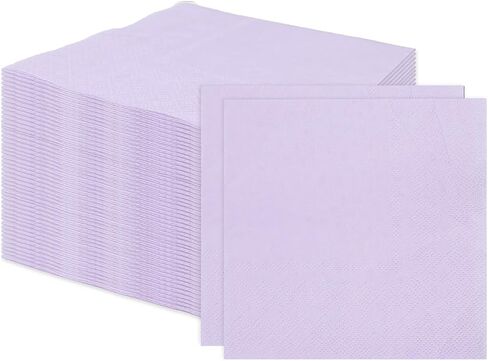 100 pcs 2-Ply Light Blue Napkins Folded 5 x 5 inch Disposable Cocktail Napkins Paper Napkins for Dinner Wedding Party Baby Blue Beverage Napkins in Saudi Arabia