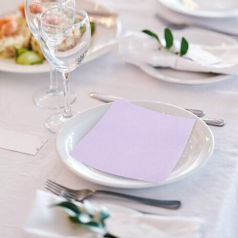 100 pcs 2-Ply Light Blue Napkins Folded 5 x 5 inch Disposable Cocktail Napkins Paper Napkins for Dinner Wedding Party Baby Blue Beverage Napkins in Saudi Arabia