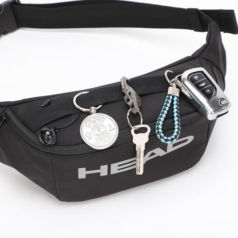 HEAD Waterproof Fanny Pack for Women & Men, Crossbody Chest Bag Sling Belt Bag for Travel/Workout, Sport Gym Waist Bags for Running/Cycling/Hiking/Jogging (Green) in Saudi Arabia