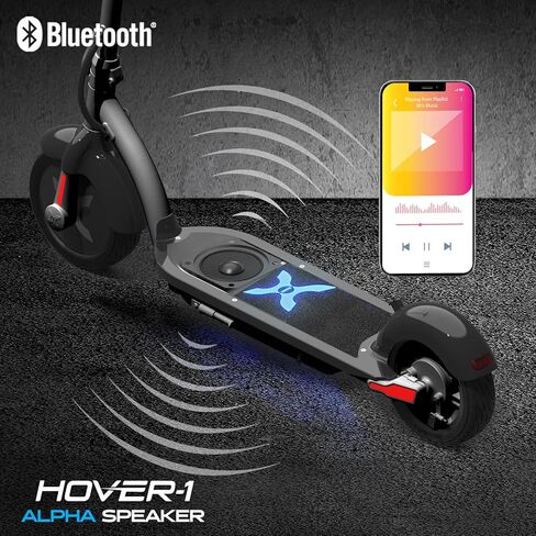 Hover-1 Alpha Foldable Electric Scooter with 450W Brushless Motor, 18 mph Max Speed, 10" Air-Filled Tires and 12 Mile Range in Saudi Arabia