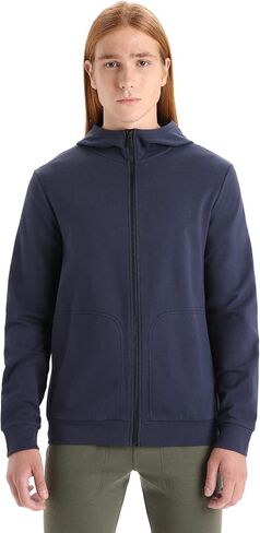 Icebreaker Men's Central Classic Ls Zip Hoodie in Saudi Arabia