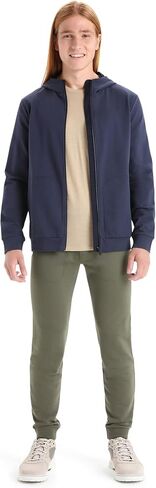 Icebreaker Men's Central Classic Ls Zip Hoodie in Saudi Arabia