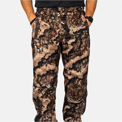 سراويل صيد مموهة للرجال من HOT SHOT، ملابس صيد مموهة مقاومة للماء معزولة طوال اليوم للطقس البارد in Kuwait