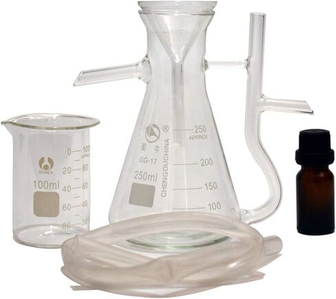 New Home Essential Oil and Hydrosol Water Receiver-Separator Lab Kits 250ml-5000ml Used on The Essential Oil Distillation Kits (250ml) in Saudi Arabia