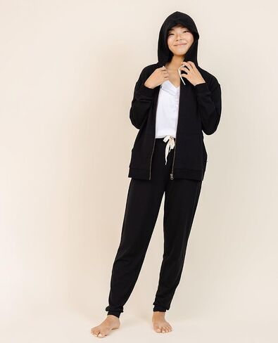 Lark Women's Coziest Zip Hoodie | Bamboo Viscose + Cotton in Saudi Arabia