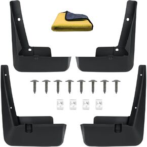 Mud Flaps Compatible with Dodge ram 1500 2019 2022 2021 2022 2023 with OEM Fender Flares No Drilling Required Mudflaps Accessories in Saudi Arabia