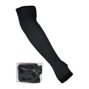 MAGID M-Gard ANSI A4 Cut Resistant Protective Arm Sleeves, 6 Pairs, 22" Long, Flame Resistant, Black, BFKV22TS