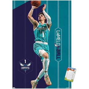 Trends International NBA Charlotte Hornets - LaMelo Ball 23 Wall Poster