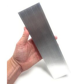 Metal Magery Aluminum Flat Bar Stock 1/2" x 3" x 12" Long 6061 Extruded Aluminum Flat Bars Pack of 2