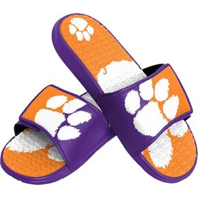 FOCO Clemson Tigers NCAA Mens Colorblock Big Logo Gel Slide - M