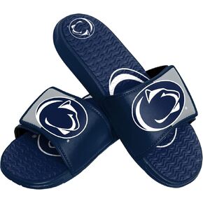 FOCO Penn State Nittany Lions NCAA Mens Colorblock Big Logo Gel Slide - S
