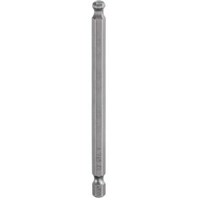 HARFINGTON Ball End Hex Screwdriver Bit 3mm (H3.0) Tip 1/4" Hex Shank 100mm (4") Long Magnetic Ball Head Bits Industrial Grade S2 Steel Metric Screw Driver Bit