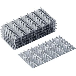 10 قطع من eoere 6 بوصة × 3 بوصة لوحة تروس ذات شوكات مسطحة لإصلاح الألواح، دعامة لوحة ربط، فولاذ مجلفن، ارتفاع أسنان الأظافر 8 مم، لدعامات الأسقف، موصلات الأخشاب الخشبية in Kuwait