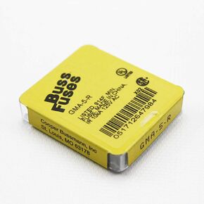 BUSSMANN BY EATON BK/GMA-5-R FUSE, CARTRIDGE, 5A, 5X20MM, FAST ACTING (5 pieces)