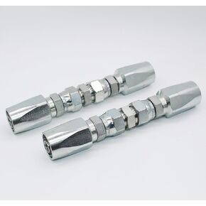 3 PCS Hydraulic Reusable Hose Fitting Hose Repair Kit JIC #04, 1/4''/#6, 3/8''/#08, 1/2''