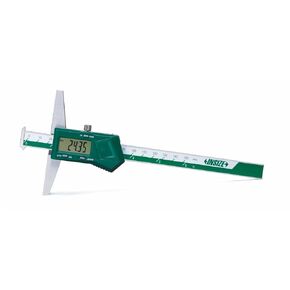 INSIZE 1144-200A Electronic Double Hook Depth Gage, 0-8"/0-200mm