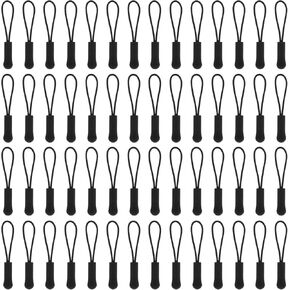 COMNICO 56pcs Zipper Pulls 28 Colors Nylon Cord Zipper Tab Tags Zipper Pull Replacement Extension Fixer for Luggage Backpacks Handbags Purses Jackets