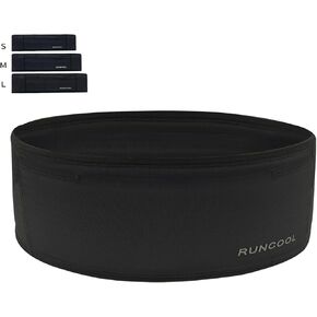 Sports Running Belt Waist Pouch Belt Bag All Phone Compatible Anti-slip Zipperless Design Elastic Storage Bag for Runners, Fitness, Exercise and Gym Workouts (Small)