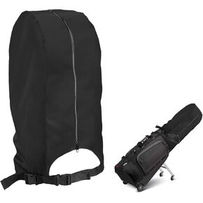 Golf Bag Rain Cover Waterproof Golf Bag Hood Cover Fits Almost All Tour Bags Golf Bags or Carry Cart Golf Accessory Gifts for Any Golfer, Beginner, Men Women