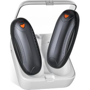 Hand Warmers Rechargeable, 2 Pack Reusable Electric Hand Warmers with Charging Case – Portable Pocket Heater for Outdoor, Golf, Camping, Hunting – Ideal Gifts for Men & Women