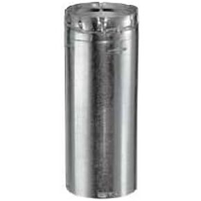Simpson Duravent Pipe B-Vent Gas 3" Id X 2 Ft. Galvanized Al Ul