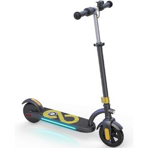 Gyroshoes Electric Scooter for Kids – 3-Speed Adjustable, Kids Electric Scooter with LED Display, Electric Brake, Colorful Lights, Lightweight Design