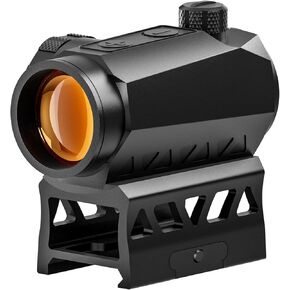 1x20mm 2MOA Red Dot Sight Motion Awake Red Dot Scope Optics Reticle Sight 10 Brightness with Co-Witness Riser and Low-Profile Mount for Picatinny Rail