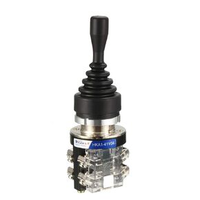 uxcell Joystick Switch Controllers 4 Position 4NO Latching Type 150V/250V/600V 30mm Panel Mount HKA1-41Y04