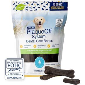 ProDen PlaqueOff System Dental Care Bones for Dogs - Vegetable 17 oz