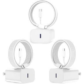 for iPhone 16 Charger, [MFi Certified] 3 Pack USB C Fast Charger with 6FT USB C to USB C Cable Compatible for iPhone 16/16 Pro/16 Pro Max/16 Plus/15 Series/iPad Air/iPad Pro and More