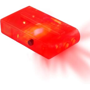 Lascoota Brake LED Light, Easy to Insert Orange Tail Light for Safe Riding, USB Rechargeable with Included Cables, for The Teen and Adult Scooter Only