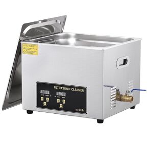 Ultrasonic Cleaner, Household Ultrasonic Jewelry Cleaner 10L(352 Ounces) with 8 Digital Timer LCD Screen Ultrasonic Cleaning Machine for CD DVD Watch Jewelry Glasses Makeup Brush