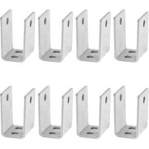 8 Pcs 2-1/2" High U Bracket for 1-1/4" Panel, Stamped 304 Stainless Steel Thickness 2.8mm