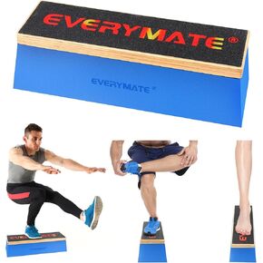 Squat Block Athletic Balance Trainer for Stretching, Fitness, and Physical Therapy, Improve Balance, Stability, and Athletic Performance, Home Gym and Personal Training Equipment