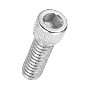 5pcs Socket Head Cap Screws - [3/8"-16 x 1-1/4"] UNC 304 Stainless Steel Fully Threaded Allen Socket Drive for Electrical Motor 3D Printing Fan Engine Replacement Use, Silver