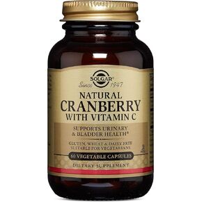Solgar - Cranberry Extract With Vit C, 60 veggie caps