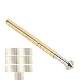 100 Pcs P156‑E Spring Test Probes Tapered Head Type 2.36mm Diameter Pogo Pin Test Tools PCB Testing Pin