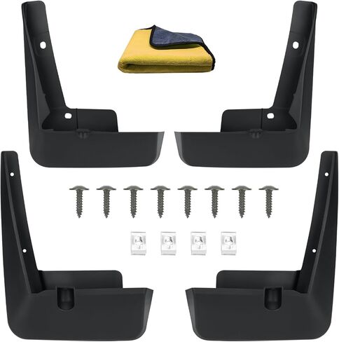 Mud Flaps Compatible with Dodge ram 1500 2019 2022 2021 2022 2023 with OEM Fender Flares No Drilling Required Mudflaps Accessories in Saudi Arabia
