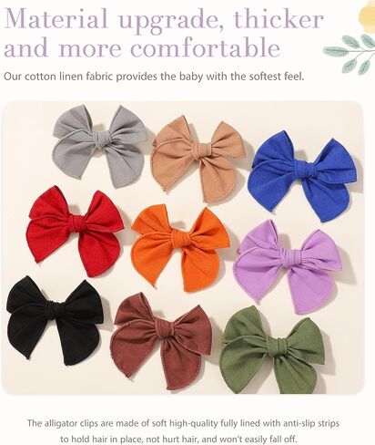Jollybows 20 قطعة من أقواس شعر الفتيات الأسطورية 3.5 بوصة مشابك شعر التمساح مبطنة بالكامل للفتيات الصغيرات والأطفال الصغار إكسسوارات شعر مصنوعة يدويًا محايدة in Kuwait