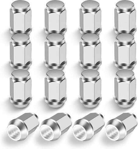 Golf Cart Wheel Lug Nut Kit for EZGO & Club Car Golf Carts Lug Nuts, Size 1/2''-20, 16 Pieces Black in Saudi Arabia