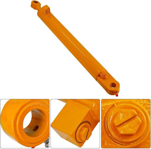 G34926 118156A1 أسطوانة إمالة الجرافة الهيدروليكية، مشغل الدلو الجديد يناسب تمامًا العلبة 1845 1845B 1845C 1845S، قضيب 1.25 بوصة، شوط 21.25 بوصة، تجويف 2.5 بوصة in Kuwait