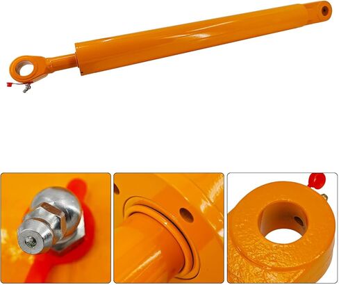 G34926 118156A1 أسطوانة إمالة الجرافة الهيدروليكية، مشغل الدلو الجديد يناسب تمامًا العلبة 1845 1845B 1845C 1845S، قضيب 1.25 بوصة، شوط 21.25 بوصة، تجويف 2.5 بوصة in Kuwait