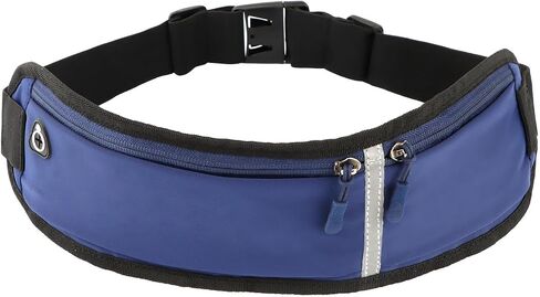 Running Belt, Running Belt for Phone, Flip Belt Large Capacity Running Belt with Adjustable Strap, Fanny Packs for Women Men Cross Body, with Zipper, for Running and Outdoor Activities(Purple) in Saudi Arabia