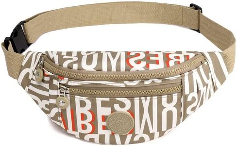 Fanny Pack Crossbody Bags For Women Men Small Everywhere Belt Bag With 3 Zipper Pockets Waist Bag For Running Travel Workout Adjustable Strap in Saudi Arabia