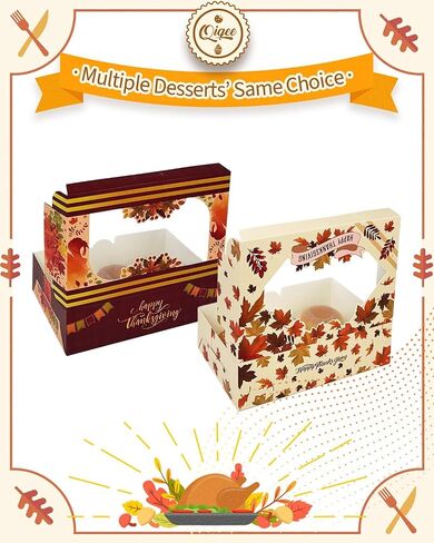 qiqee 50Pcs Pink Cookie Box with Window 9x6x2.5 inch Pastry Macaron Bakery Box For Packaging in Saudi Arabia