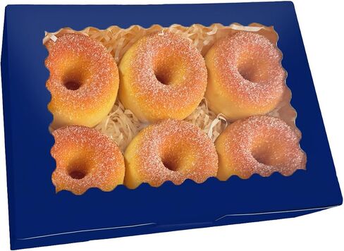 qiqee 50Pcs Pink Cookie Box with Window 9x6x2.5 inch Pastry Macaron Bakery Box For Packaging in Saudi Arabia