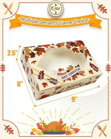 qiqee 50Pcs Pink Cookie Box with Window 9x6x2.5 inch Pastry Macaron Bakery Box For Packaging in Saudi Arabia
