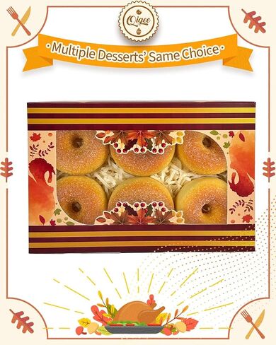 qiqee 50Pcs Pink Cookie Box with Window 9x6x2.5 inch Pastry Macaron Bakery Box For Packaging in Saudi Arabia